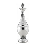 Likörkaraffe 925 Silber Zaramella — Balusterform mit ziselierten Bändern und aufgesetztem Verschluss