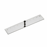 Lineal 925 Silber Zaramella — 11 cm mit gedrechseltem Griffknauf und eingeätzter Zentimeterskala, hochglanzpoliert