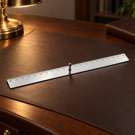 Lineal 925 Silber — Lifestyle-Setting am Schreibtisch