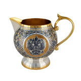 Milk jug 925 silver gold-plated Sovereign 