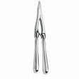 Nussknacker 925 Silber Inglese mit Traubenschere Zaramella — Freisteller