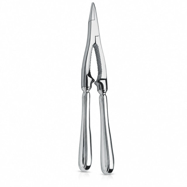 Nussknacker 925 Silber Inglese mit Traubenschere Zaramella — Freisteller