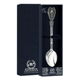 Orthodox Tauflöffel "Engel" - 925 Silber leicht geschwärzt in Geschenkbox.