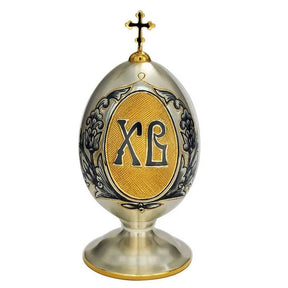 Silber Souvenir-Ei Osterei aus 925 Silber mit Niello - Premium Geschenkideen