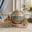 Schatulle „Wie im Märchen" 925 Silber — Kutsche, Niello, Steine