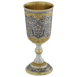 Shot glass 925 silver gold-plated Tsar's Feast