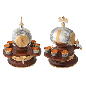 Schnapsgläser Set 925 Silber vergoldet - Premium Geschenkideen