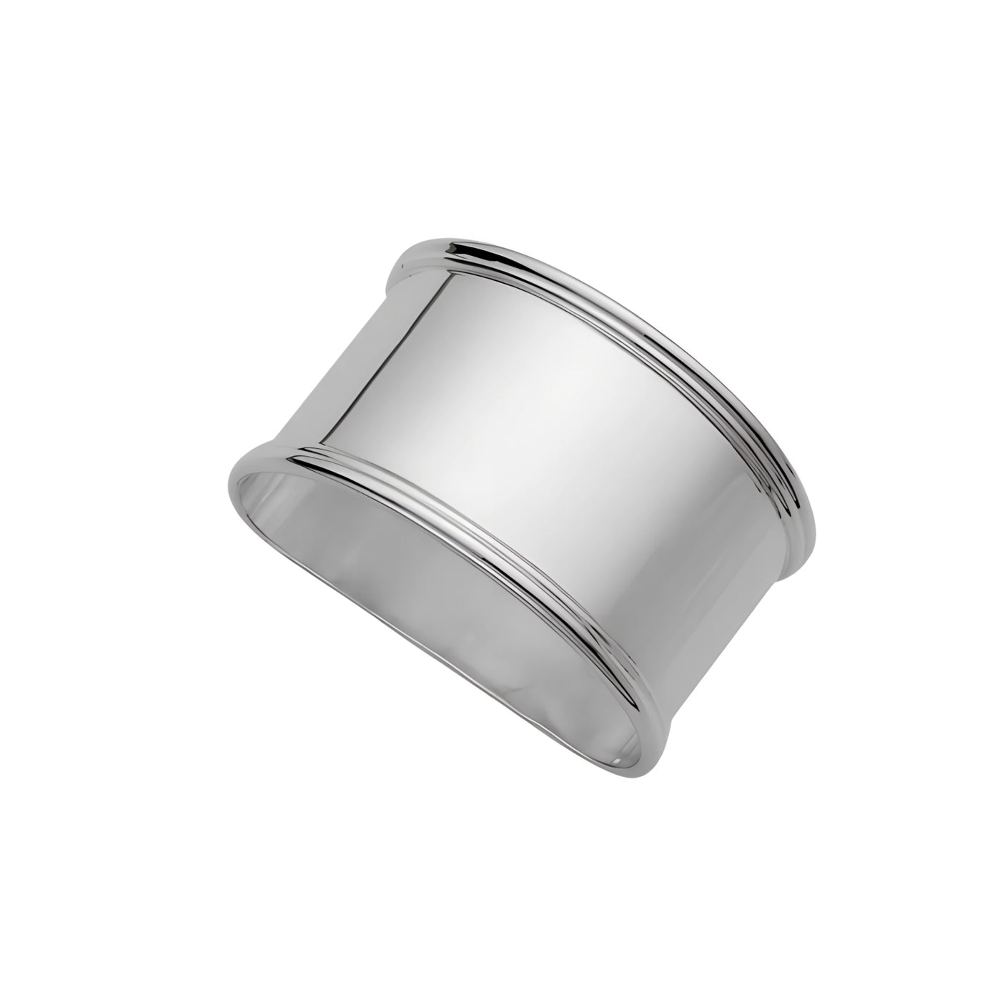 Napkin ring 925 silver half moon