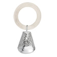 Beißring & Babyrassel Silber 925 – Edles Gänseblümchen - Design