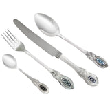 Silberbesteck Set Merchant Niello – 24 Teile, 925 Silber