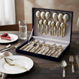 Silberbesteck Set 24 - teilig 925 Sterling Silber vergoldet – Astra Classic