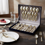 Silberbesteck Set 24 - teilig 925 Sterling Silber vergoldet – Astra Classic