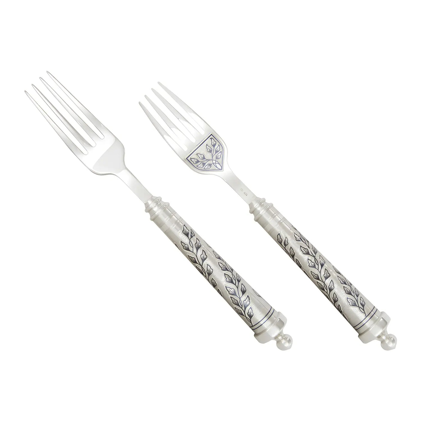 Silberbesteck Set Elegie – 3 Teile, 925 Silber Niello