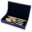 Silberbesteck Set 4 - teilig 925 Silber Astra Non - Niello