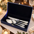 Silberbesteck Set 4-teilig 925 Sterling Silber in der Geschenkkassette — Lifestyle-Setting