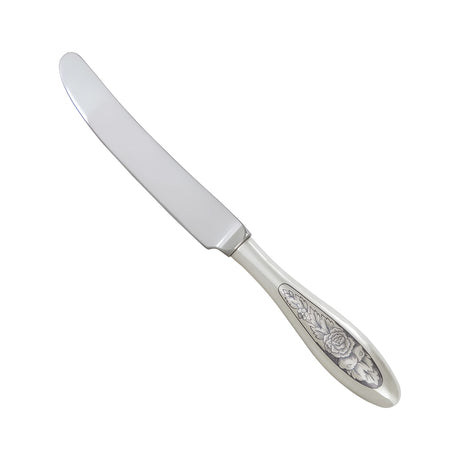 Menümesser aus dem Silberbesteck Set PROVENCE aus 925 Silber mit Niello-Muster.