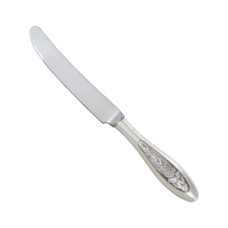 Menümesser aus dem Silberbesteck Set PROVENCE aus 925 Silber mit Niello-Muster.