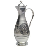 Weinkaraffe 925 Silber Niello Rosette 750 ml