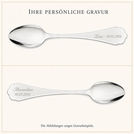 gravurbeispiele.jpg
Gravurbeispiele für eine persönliche Diamantgravur auf einem Silberlöffel mit Name und Datum