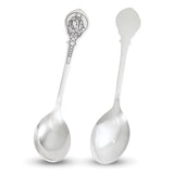 Silberlöffel "Zarengold" - Majestätisches Pferd in russischer Niello - Kunst