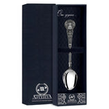 Tauflöffel 925 Silber „Heilige Matrona von Moskau“ – geschwärzt & gravierbar