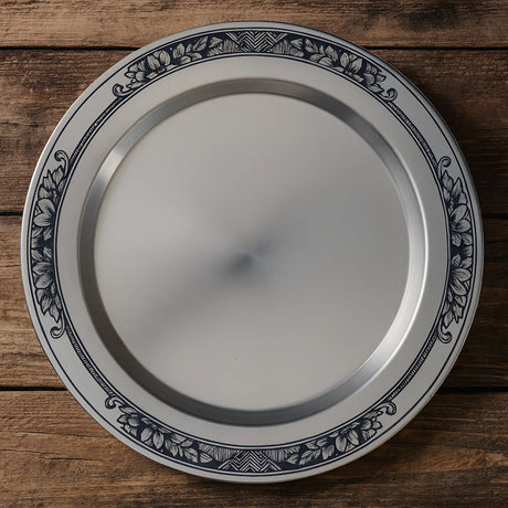 Dessertteller 925 Silber – Silberteller Jagd - Kollektion mit Niello