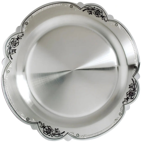 Silberteller 925 Silber – Dessertteller mit Niello, Handarbeit