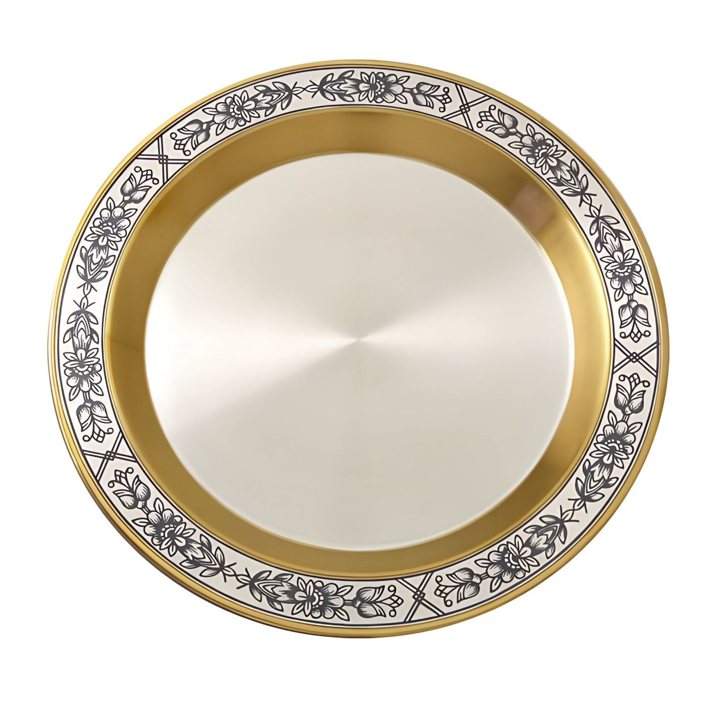 Fruit plate 925 silver gold-plated Astra Classic