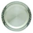 Silberteller 925 Silber Niello Jagd-Kollektion — Art-Deco Blattranken-Bordüre, 150 mm Durchmesser