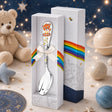 Sternzeichen Babylöffel Löwe aus 925 Silber mit niedlichem Löwen-Motiv und vergoldeten Sternzeichen-Elementen in Geschenkbox