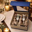 Stielgläser Set 925 Silber vergoldet Harmonie in der Geschenkkassette — Lifestyle-Setting