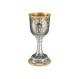 Stielglas 925 Silber vergoldet Heraldik - Premium Geschenkideen