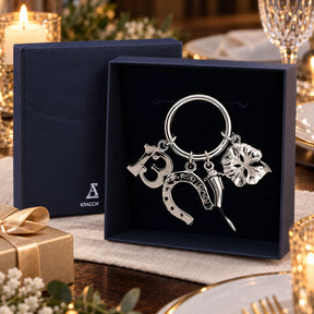 Talisman Schlüsselanhänger 925 Silber in der Geschenkkassette — Lifestyle-Setting