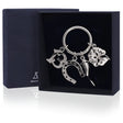 Talisman Schlüsselanhänger 925 Silber – 4 Glückssymbole