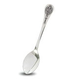 Tauflöffel aus 925 Silber mit Niello-Schutzengel am Stiel