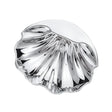 Taufschale 925 Silber Lisboa Muschelform — polierte Silberschale als Muschel mit gefächertem Relief, Geschenk zur Taufe