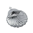 Taufschale 925 Silber mit Kreuz und Muschel-Motiv, 10 × 9 cm, poliert, gravierbar — gefertigt in Italien für die Taufzeremonie.