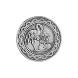 Birth thaler &amp; baptism thaler 925 silver black