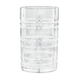 Russisches Teeglas Tschajny Karo-Schliff für Podstakannik — geschliffenes Kristallglas mit klassischem Karo-Muster, ca. 250 ml, passend zu allen ArgentA Teeglashaltern, wechselbar und nachbestellbar