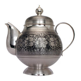 Teekanne 925 Silber Niello 550 ml — Floralis