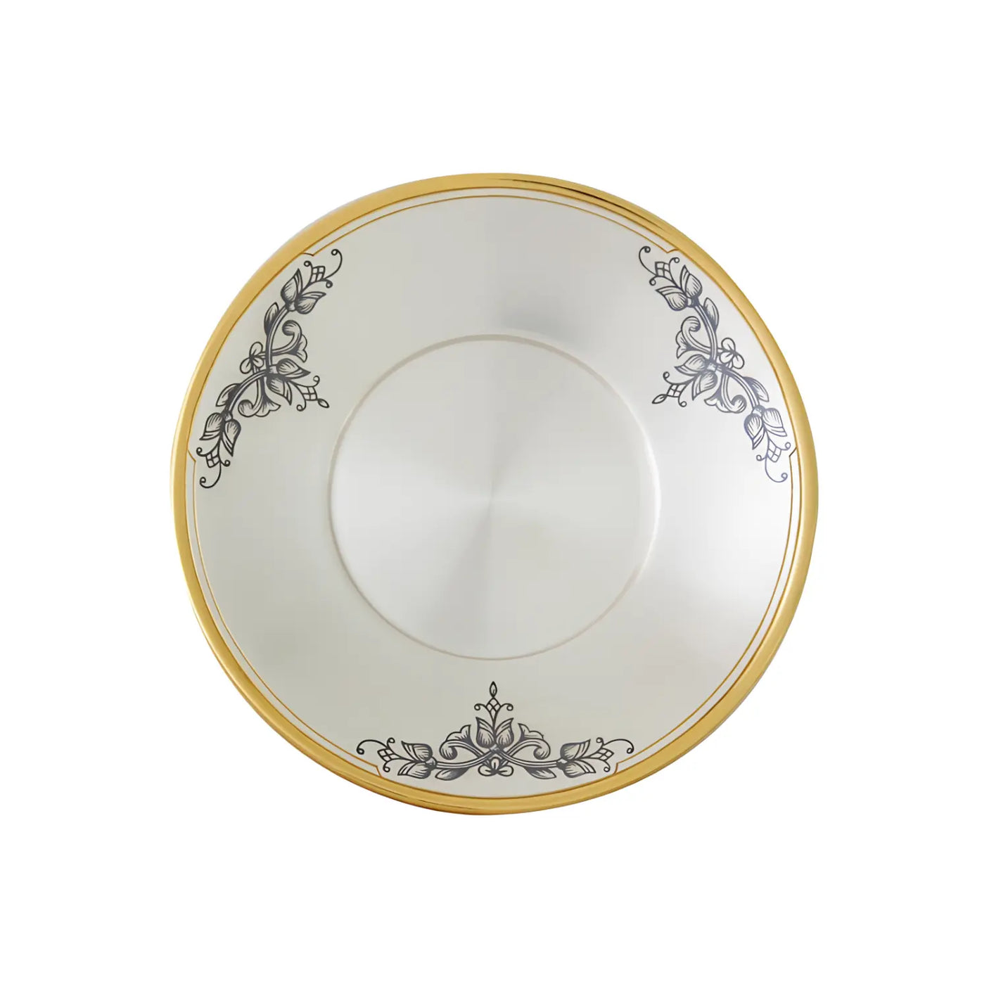 Teeuntertasse 925 Silber vergoldet Niello | Astra Classic