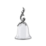 Elegante Silber-Tischglocke mit dekorativem Barockgriff für Service, Empfang und klassische Tischkultur