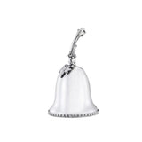 Elegante Tischglocke aus Silber mit kunstvoll gestaltetem Griff für Service, Empfang und klassische Tischkultur