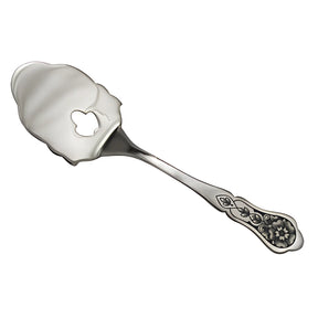 Tortenheber „Niello“ – 925 Silber mit floraler Niello - Verzierung