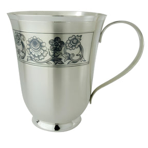 Trinkbecher mit Henkel 925 Silber 300 ml - Premium Geschenkideen
