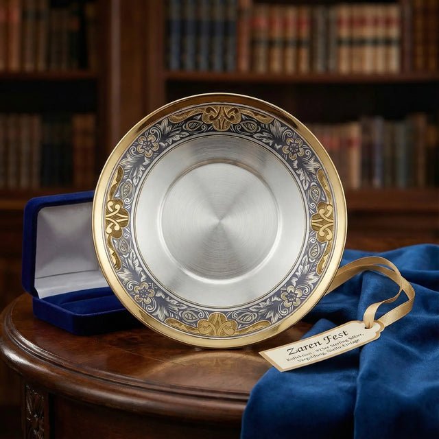 Untertasse 925 Silber vergoldet – Kollektion ZAREN FEST