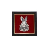 Mural 925 Silver Niello Rabbit