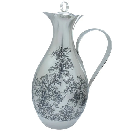 Wasserkaraffe 925 Silber Niello Florentina 2,8 Liter