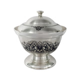 Sugar bowl with lid 925 silver 160 ml